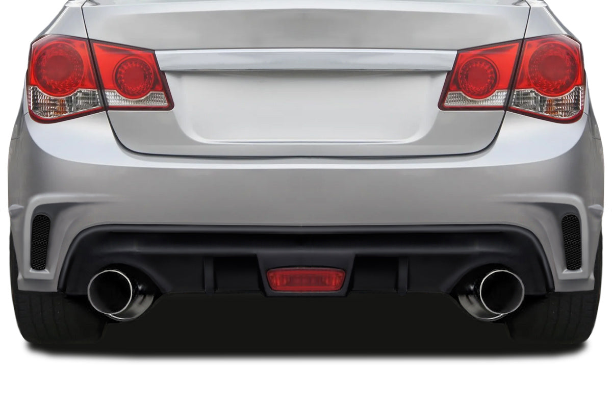 Extreme Dimensions Duraflex GT Racing Rear Bumper Cover Compatible With 2011-2015 Chevrolet Cruze - 1 Piece - 109504