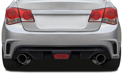 Extreme Dimensions Duraflex GT Racing Rear Bumper Cover Compatible With 2011-2015 Chevrolet Cruze - 1 Piece - 109504