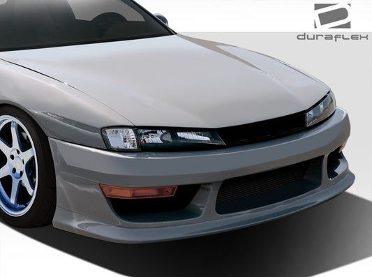 Extreme Dimensions Duraflex V-Speed Wide Body Front Bumper Cover Compatible With 1997-1998 Nissan 240SX - 1 Piece - 109513