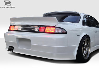 Extreme Dimensions Duraflex V-Speed Wide Body Rear Bumper Cover Compatible With 1995-1998 Nissan 240SX - 1 Piece - 109515