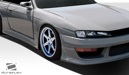 Extreme Dimensions Duraflex V-Speed Wide Body Front Fenders Compatible With 1997-1998 Nissan 240SX - 2 Piece - 109516