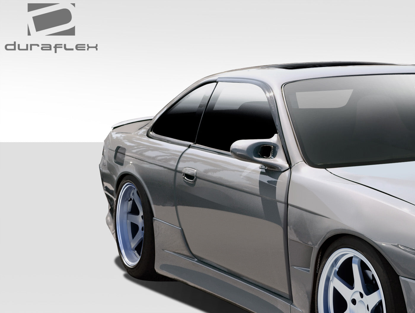 Extreme Dimensions Duraflex V-Speed Wide Body Rear Fenders Compatible With 1995-1998 Nissan 240SX - 2 Piece - 109517