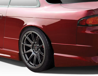 Extreme Dimensions Duraflex C-Speed Rear Fenders Compatible With 1995-1998 Nissan 240SX - 2 Piece - 109519