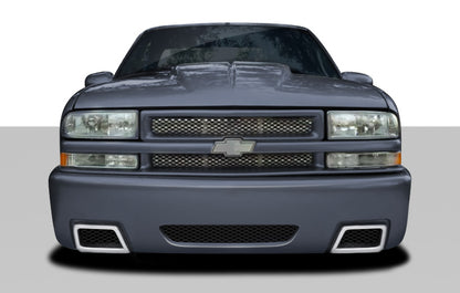 Extreme Dimensions Duraflex SS Look Front Bumper Cover Compatible With 1994-2004 Chevrolet S-10 - 1 Piece - 109521