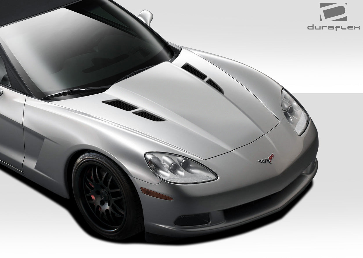 Extreme Dimensions Duraflex GT Concept Hood Compatible With 2005-2013 Chevrolet Corvette - 1 Piece - 109534