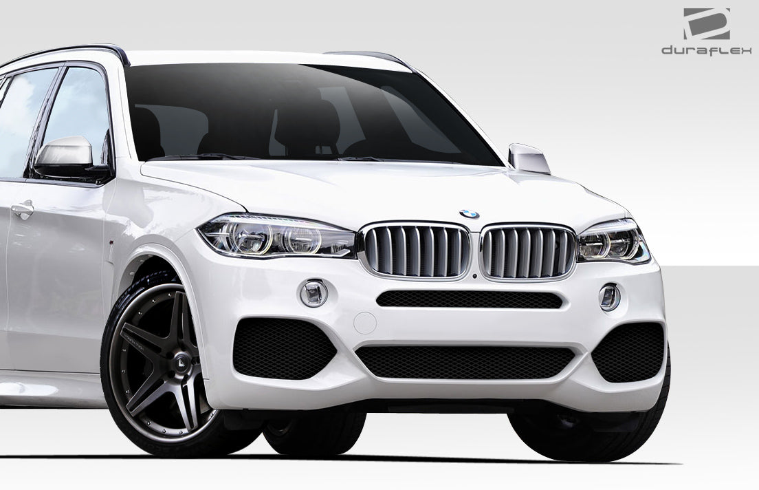 Extreme Dimensions Duraflex M Sport Look Front Bumper Cover Compatible With 2014-2018 BMW X5 - 1 Piece - 109546