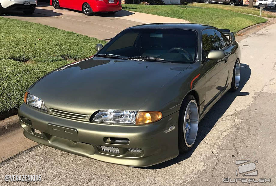 Extreme Dimensions Duraflex N Sport Front Bumper Cover Compatible With 1995-1996 Nissan 240SX - 1 Piece - 109553