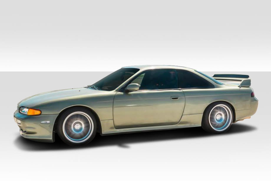 Extreme Dimensions Duraflex N Sport Side Skirts Compatible With 1995-1998 Nissan 240SX - 2 Piece - 109554