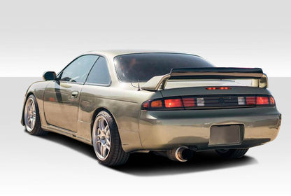 Extreme Dimensions Duraflex N Sport Rear Lip Add On Spoiler Compatible With 1995-1998 Nissan 240SX - 2 Piece - 109555