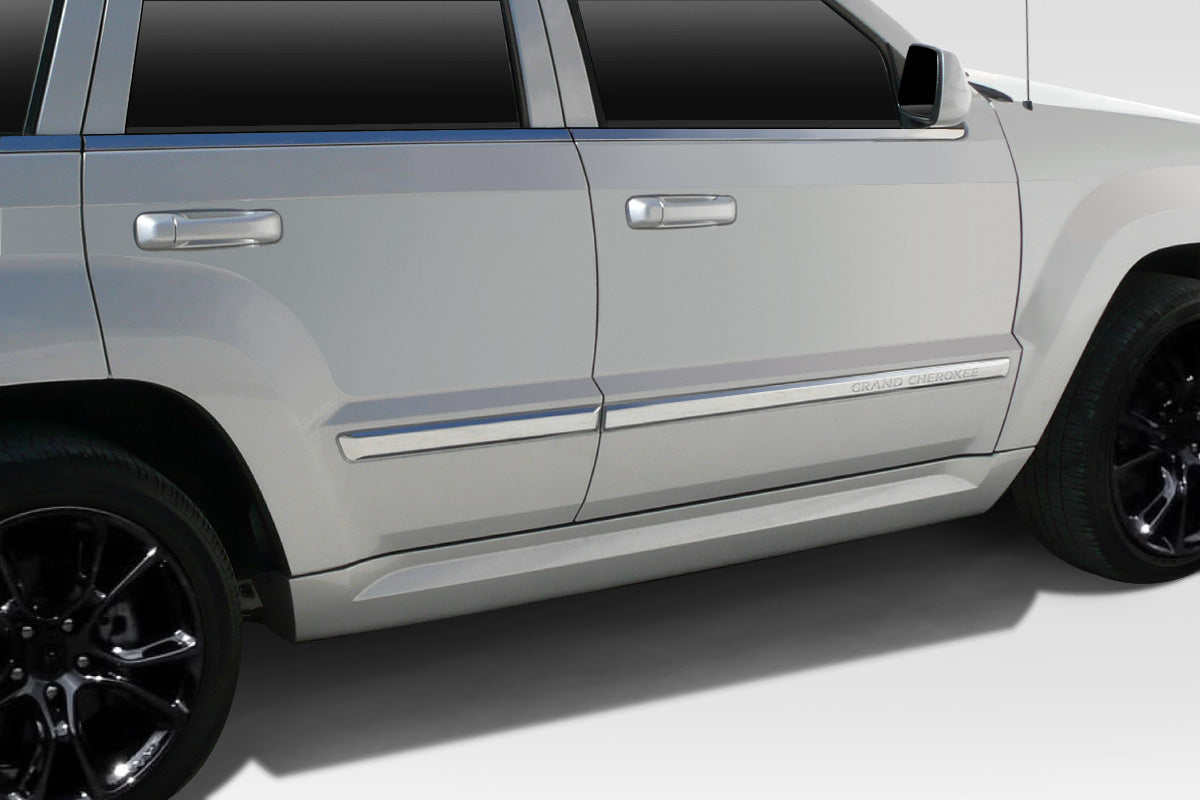 Extreme Dimensions Duraflex SRT Look Side Skirts Compatible With 2005-2010 Jeep Grand Cherokee - 2 Piece - 109588