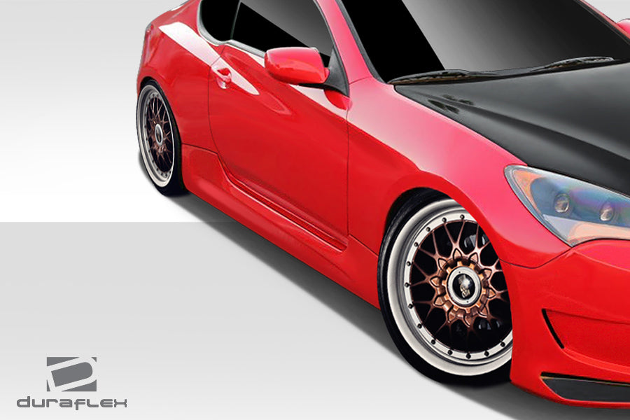 Extreme Dimensions Duraflex AM-S GT Side Skirts Compatible With 2010-2016 Hyundai Genesis - 2 Piece - 109595