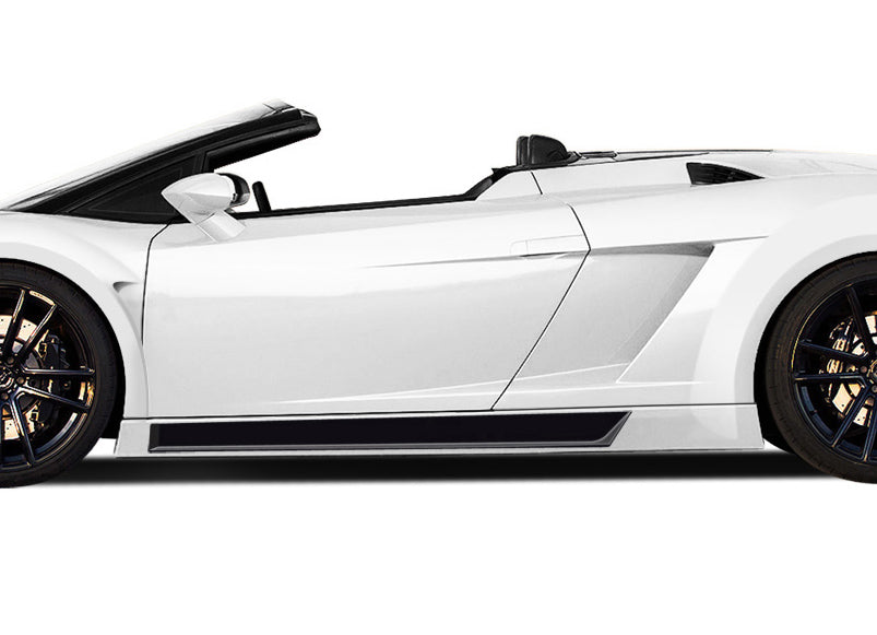 Aero Function AF-1 Wide Body Side Skirts Compatible With 2004-2008 Lamborghini Gallardo - 2 Piece - 109603