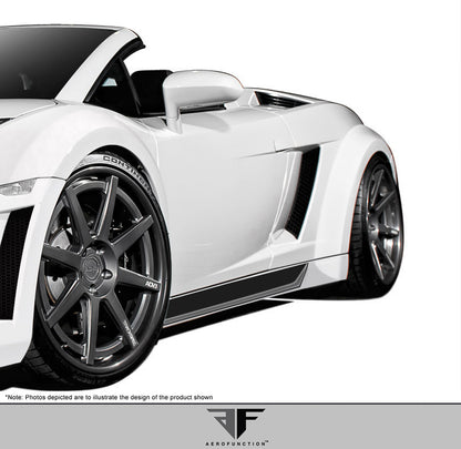 Aero Function AF-1 Wide Body Side Skirts Compatible With 2004-2008 Lamborghini Gallardo - 2 Piece - 109603