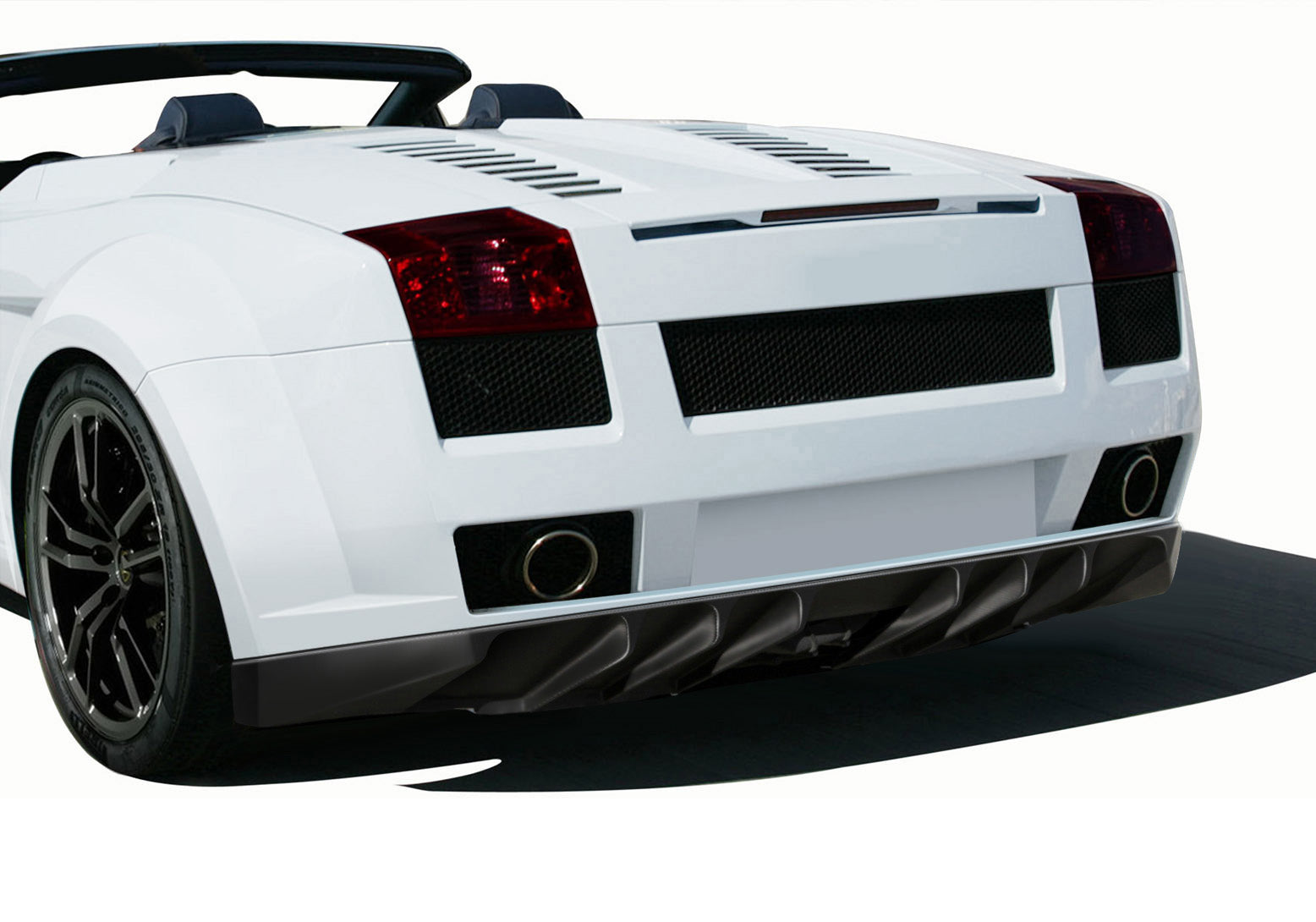 Aero Function AF-1 Wide Body Rear Bumper Cover Compatible With 2004-2008 Lamborghini Gallardo - 1 Piece - 109604