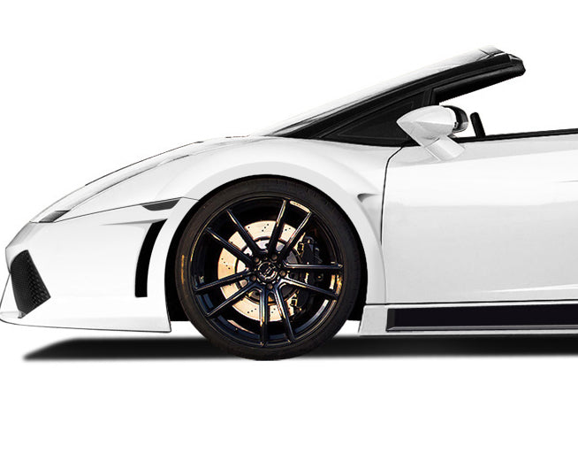 Aero Function AF-1 Wide Body Front FendersFlares Compatible With 2004-2008 Lamborghini Gallardo - 2 Piece - 109605
