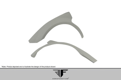 Aero Function AF-1 Wide Body Front FendersFlares Compatible With 2004-2008 Lamborghini Gallardo - 2 Piece - 109605