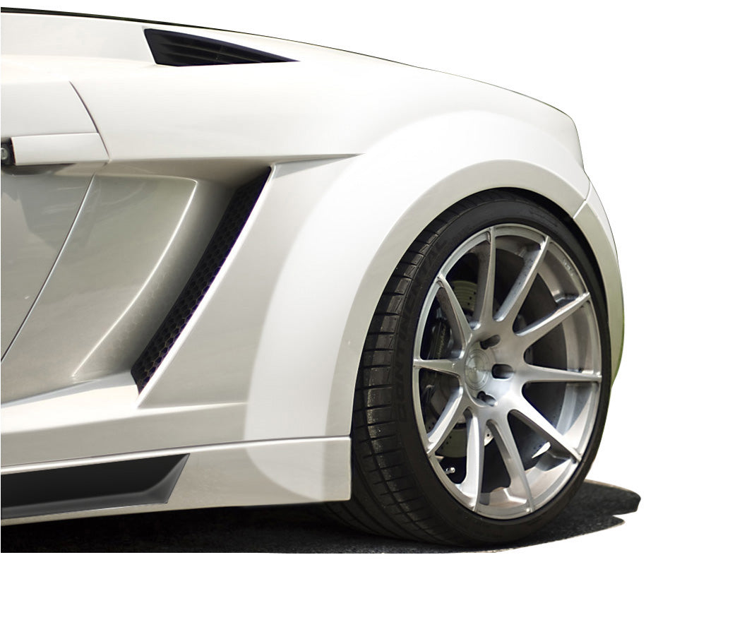 Aero Function AF-1 Wide Body Rear Fender Flares Compatible With 2004-2008 Lamborghini Gallardo - 2 Piece - 109606