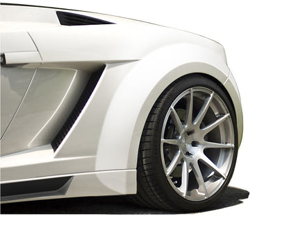 Aero Function AF-1 Wide Body Rear Fender Flares Compatible With 2004-2008 Lamborghini Gallardo - 2 Piece - 109606