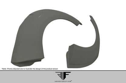 Aero Function AF-1 Wide Body Rear Fender Flares Compatible With 2004-2008 Lamborghini Gallardo - 2 Piece - 109606