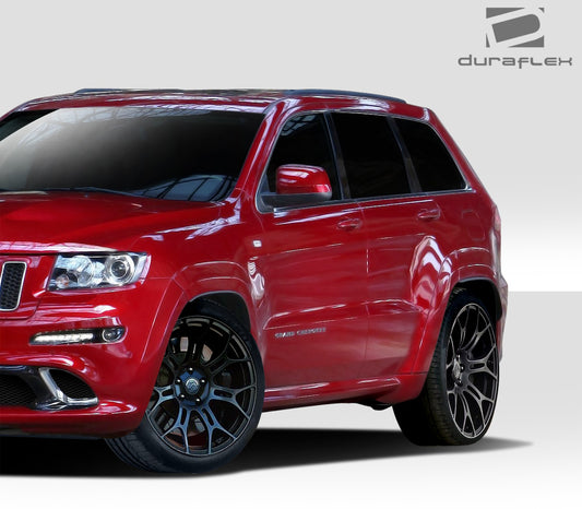 Extreme Dimensions Duraflex SRT Look Side Skirts Compatible With 2011-2015 Jeep Grand Cherokee - 2 Piece - 109617