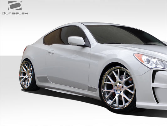Extreme Dimensions Duraflex VG-R Side Skirts Compatible With 2010-2016 Hyundai Genesis - 2 Piece - 109638