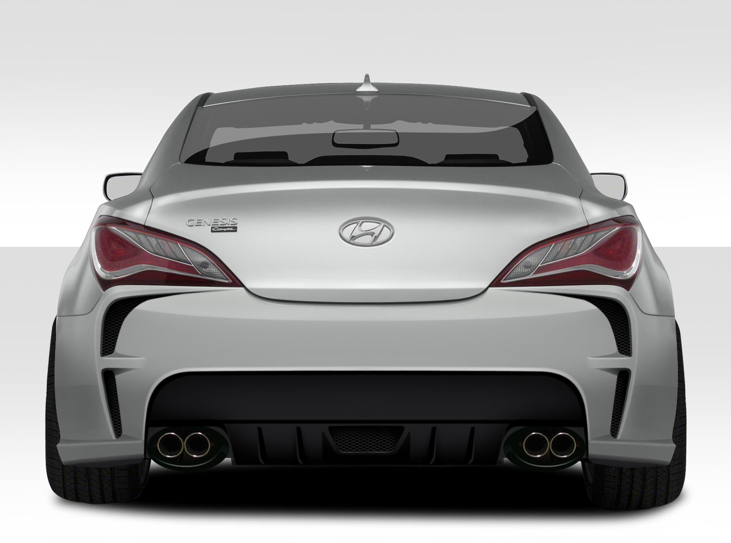 Extreme Dimensions Duraflex VG-R Rear Bumper Cover Compatible With 2010-2016 Hyundai Genesis - 1 Piece - 109639