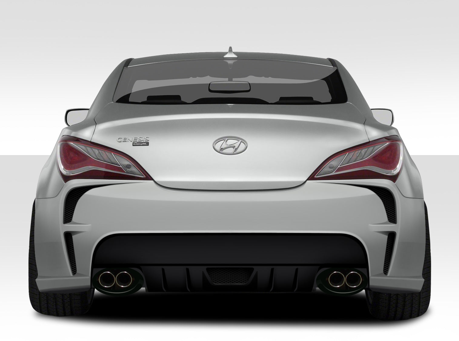 Extreme Dimensions Duraflex VG-R Rear Bumper Cover Compatible With 2010-2016 Hyundai Genesis - 1 Piece - 109639