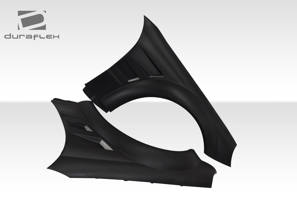 Extreme Dimensions Duraflex Black Series Look Wide Body Front Fenders Compatible With 2003-2009 Mercedes CLK - 2 Piece - 109665