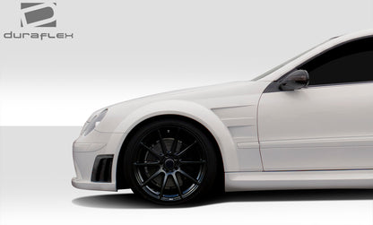 Extreme Dimensions Duraflex Black Series Look Wide Body Front Fenders Compatible With 2003-2009 Mercedes CLK - 2 Piece - 109665