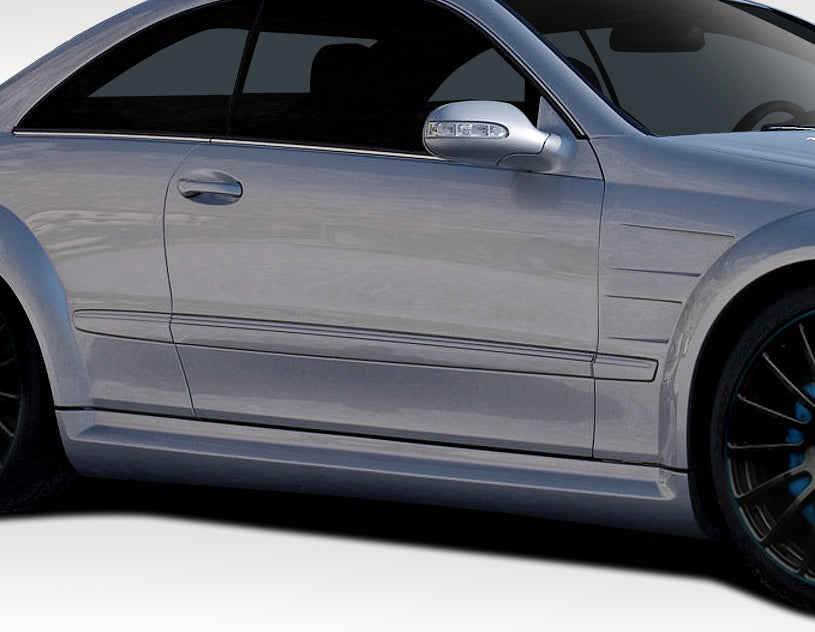Extreme Dimensions Duraflex Black Series Look Wide Body Side Skirts Compatible With 2003-2009 Mercedes CLK - 2 Piece - 109666