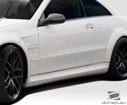 Extreme Dimensions Duraflex Black Series Look Wide Body Side Skirts Compatible With 2003-2009 Mercedes CLK - 2 Piece - 109666