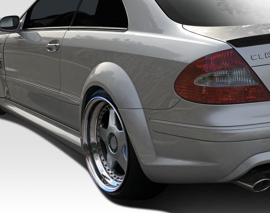 Extreme Dimensions Duraflex Black Series Look Wide Body Rear Fender Flares Compatible With 2003-2009 Mercedes CLK - 2 Piece - 109667