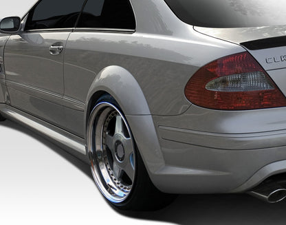 Extreme Dimensions Duraflex Black Series Look Wide Body Rear Fender Flares Compatible With 2003-2009 Mercedes CLK - 2 Piece - 109667