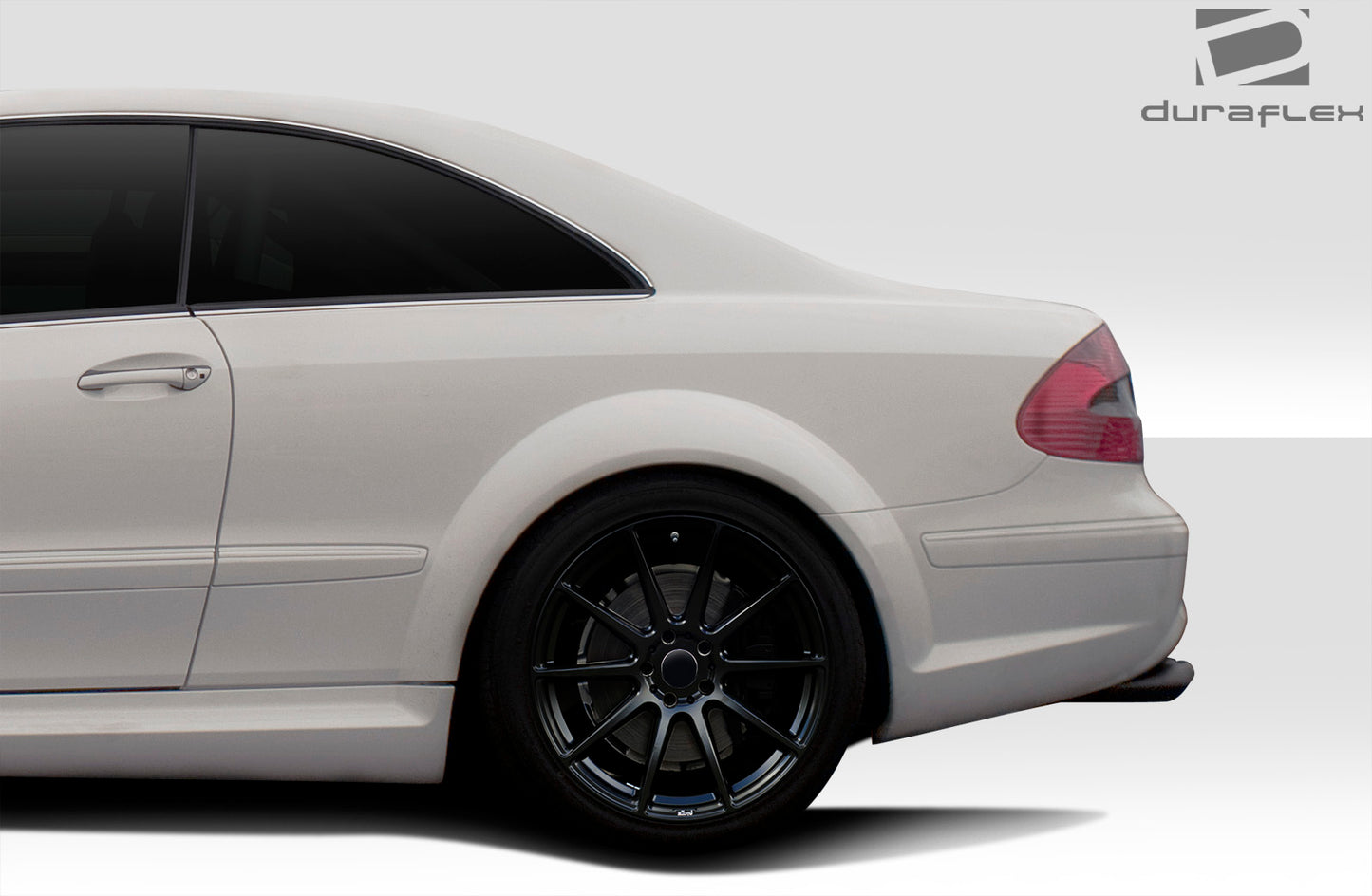 Extreme Dimensions Duraflex Black Series Look Wide Body Rear Fender Flares Compatible With 2003-2009 Mercedes CLK - 2 Piece - 109667