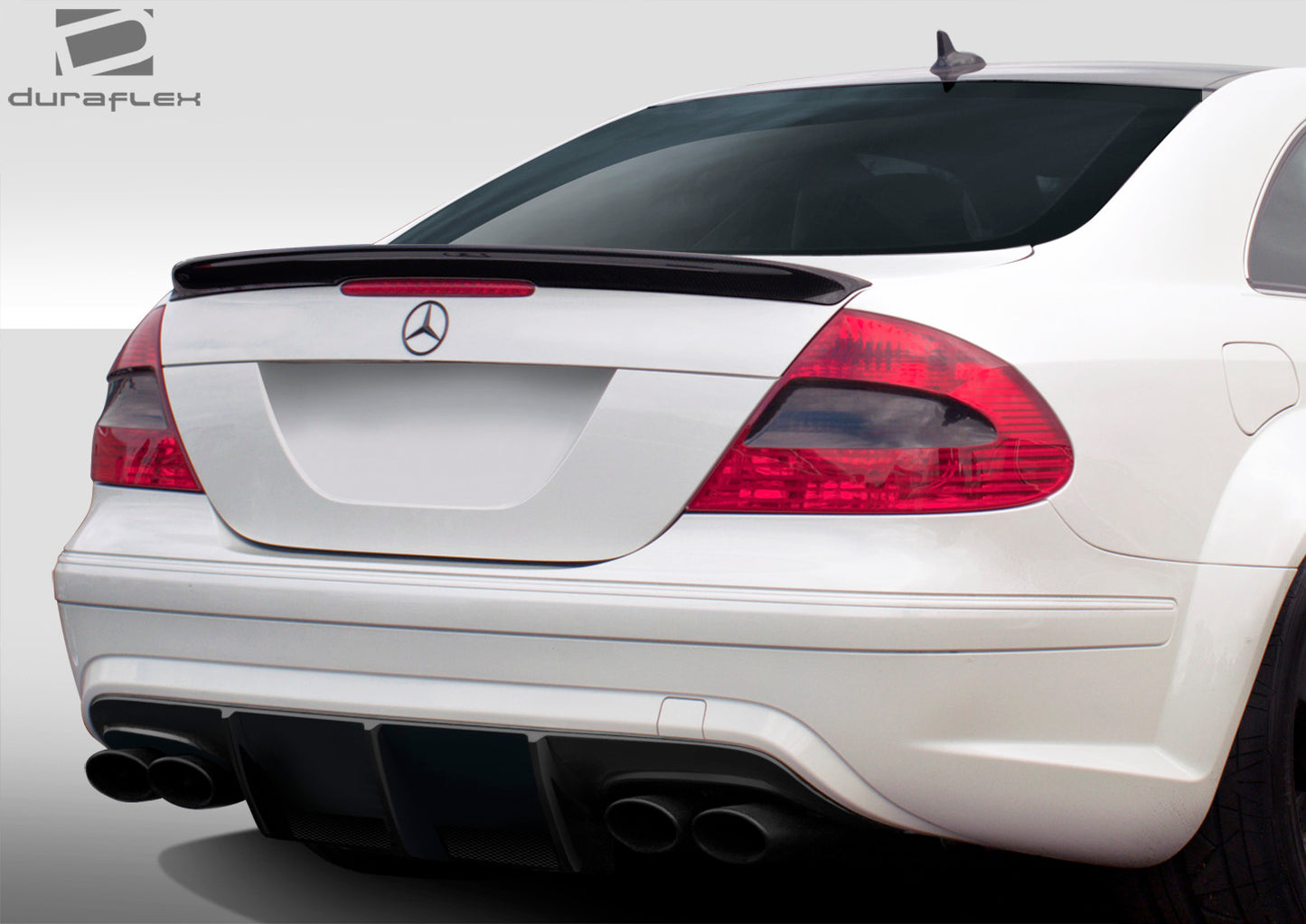 Extreme Dimensions Duraflex Black Series Look Wide Body Rear Bumper Cover Compatible With 2003-2009 Mercedes CLK - 1 Piece - 109668