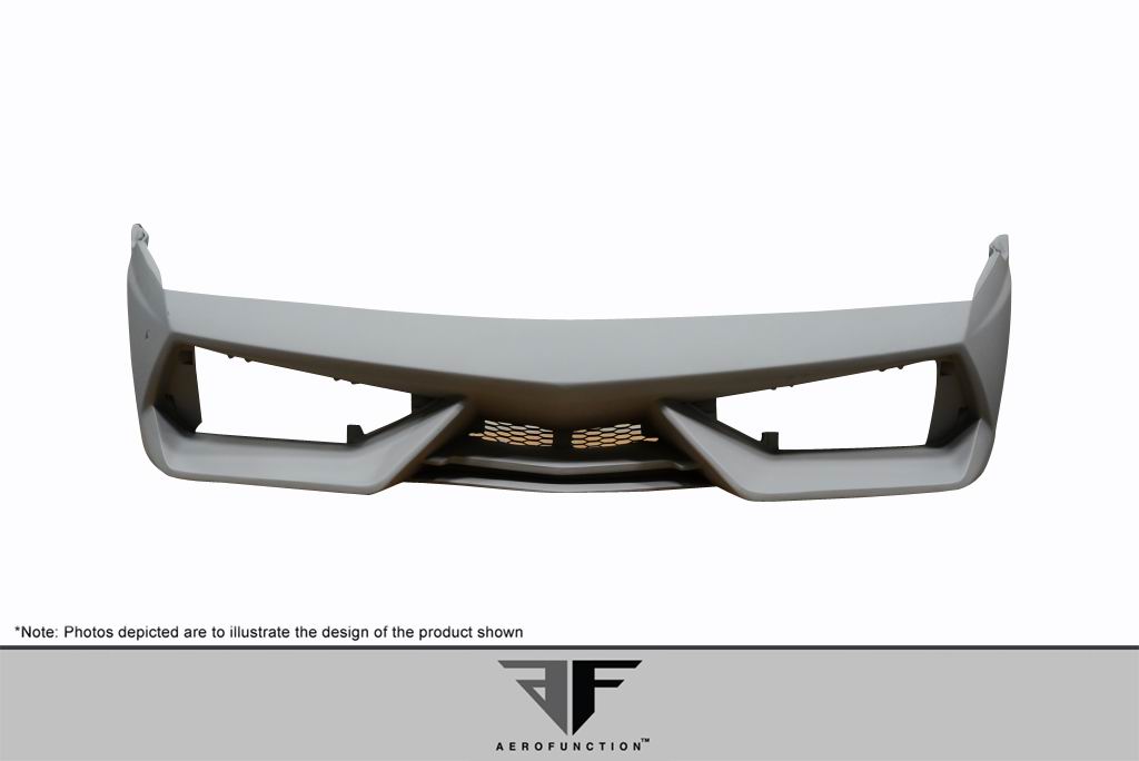 Aero Function AF-2 Front Bumper Cover Compatible With 2009-2013 Lamborghini Gallardo - 1 Piece - 109683