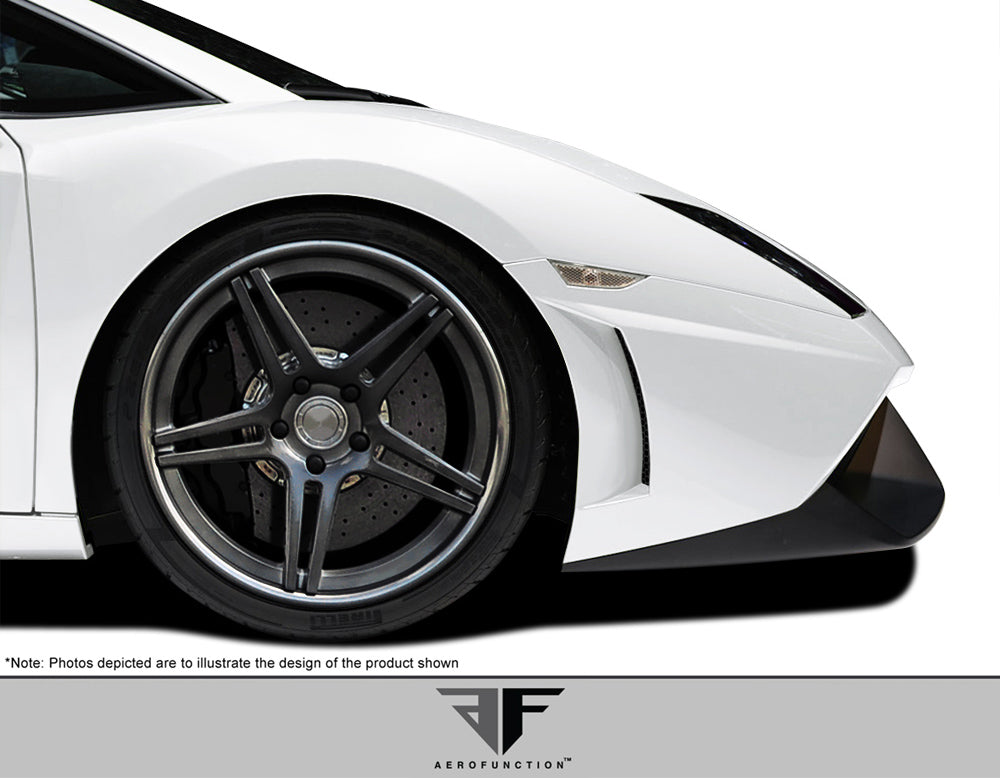 Aero Function AF-2 Front Bumper Cover Compatible With 2009-2013 Lamborghini Gallardo - 1 Piece - 109683