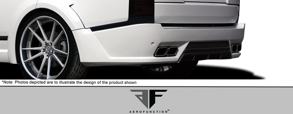 Aero Function AF-1 Wide Body Rear Lip Add On Spoiler Compatible With 2013-2021 Land Rover Range Rover - 1 Piece - 109707