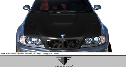 Aero Function AF-2 Carbon Hood Compatible With 2001-2006 BMW M3 - 1 Piece - 109742