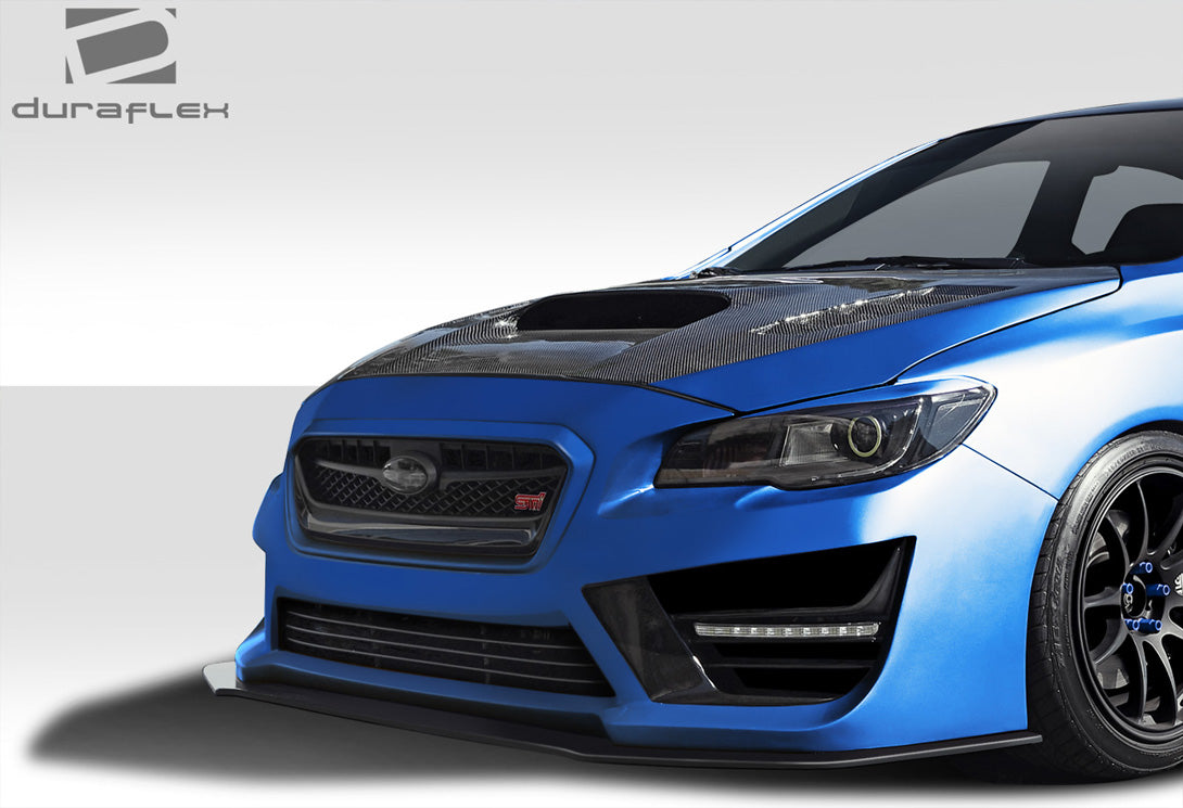 Extreme Dimensions Duraflex NBR Concept Front Lip Spoiler Splitter Compatible With 2015-2021 Subaru WRX - 1 Piece - 109826