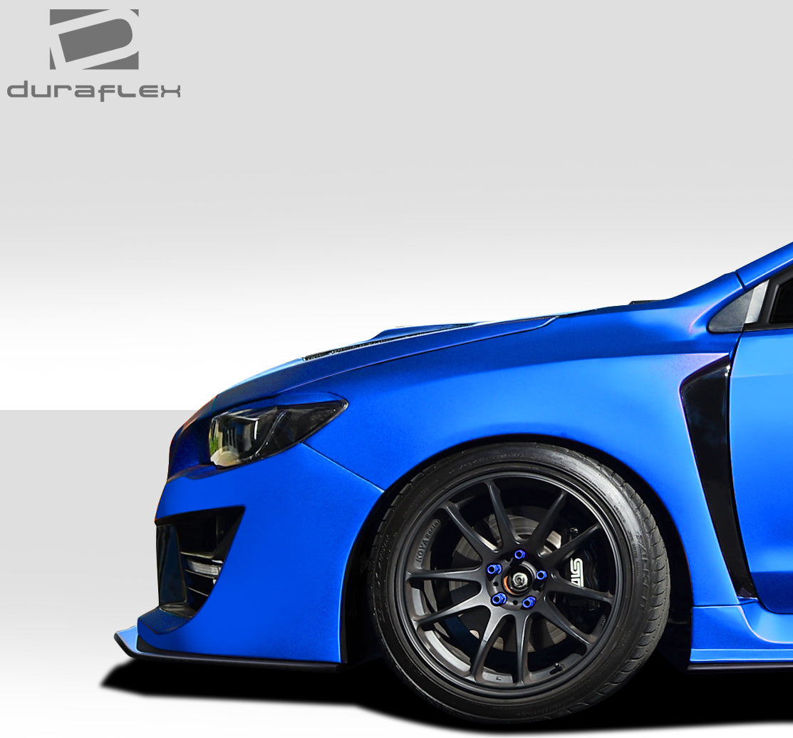 Extreme Dimensions Duraflex NBR Concept Front Lip Spoiler Splitter Compatible With 2015-2021 Subaru WRX - 1 Piece - 109826