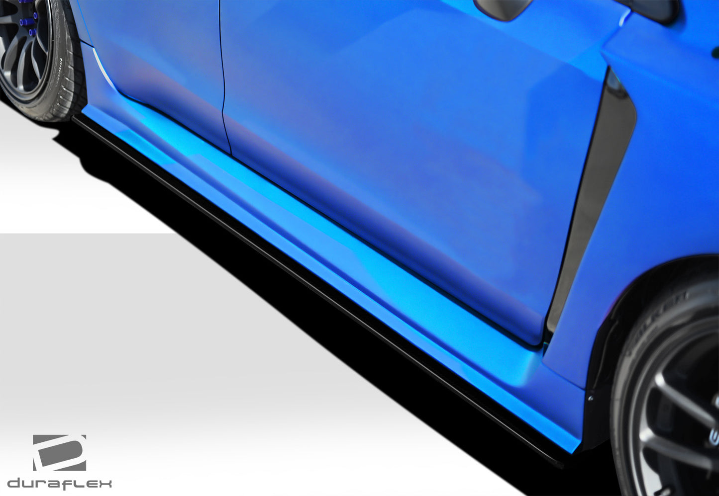 Extreme Dimensions Duraflex NBR Concept Side Splitters Compatible With 2015-2021 Subaru WRX - 2 Piece - 109827