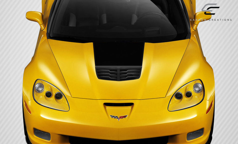 Carbon Creations Stingray Z Hood Compatible With 2005-2013 Chevrolet Corvette - 1 Piece - 109917