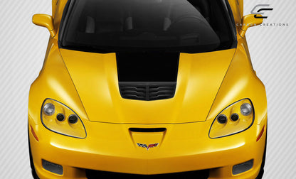 Carbon Creations Stingray Z Hood Compatible With 2005-2013 Chevrolet Corvette - 1 Piece - 109917