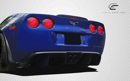 Carbon Creations GT Racing Rear Lip Add On Spoiler Compatible With 2005-2013 Chevrolet Corvette - 5 Piece - 109922