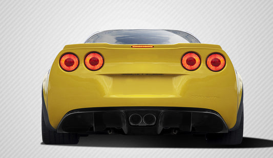 Carbon Creations GT Racing Rear Lip Add On Spoiler Compatible With 2005-2013 Chevrolet Corvette - 5 Piece - 109922