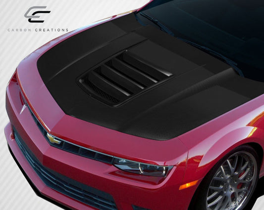 Carbon Creations GT Concept Hood Compatible With 2010-2015 Chevrolet Camaro - 1 Piece - 109929