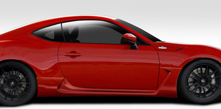Extreme Dimensions Duraflex W-1 Side Skirts Compatible With 2013-2020 FRS 86 BRZ - 2 Piece - 109969