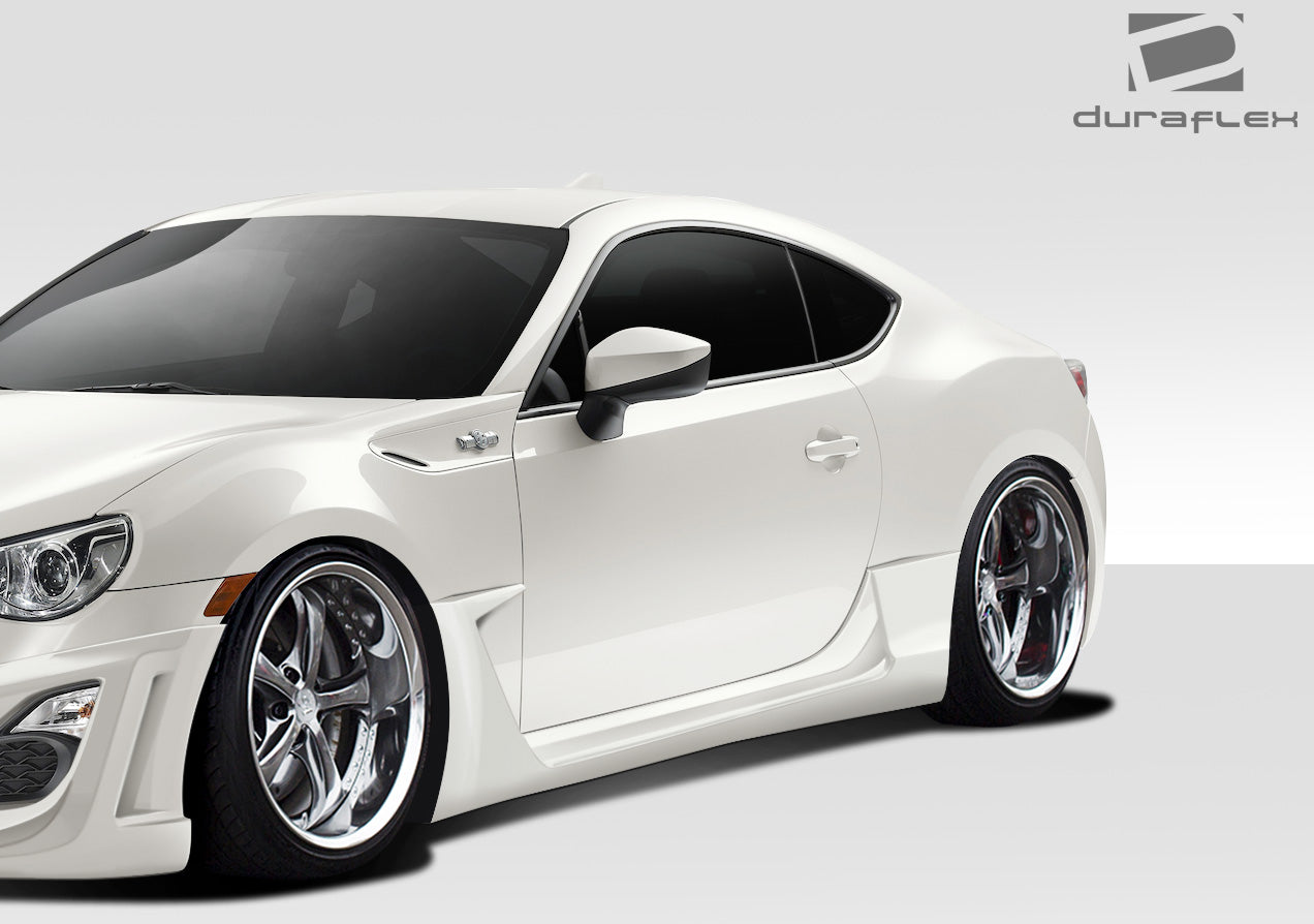 Extreme Dimensions Duraflex W-1 Side Skirts Compatible With 2013-2020 FRS 86 BRZ - 2 Piece - 109969