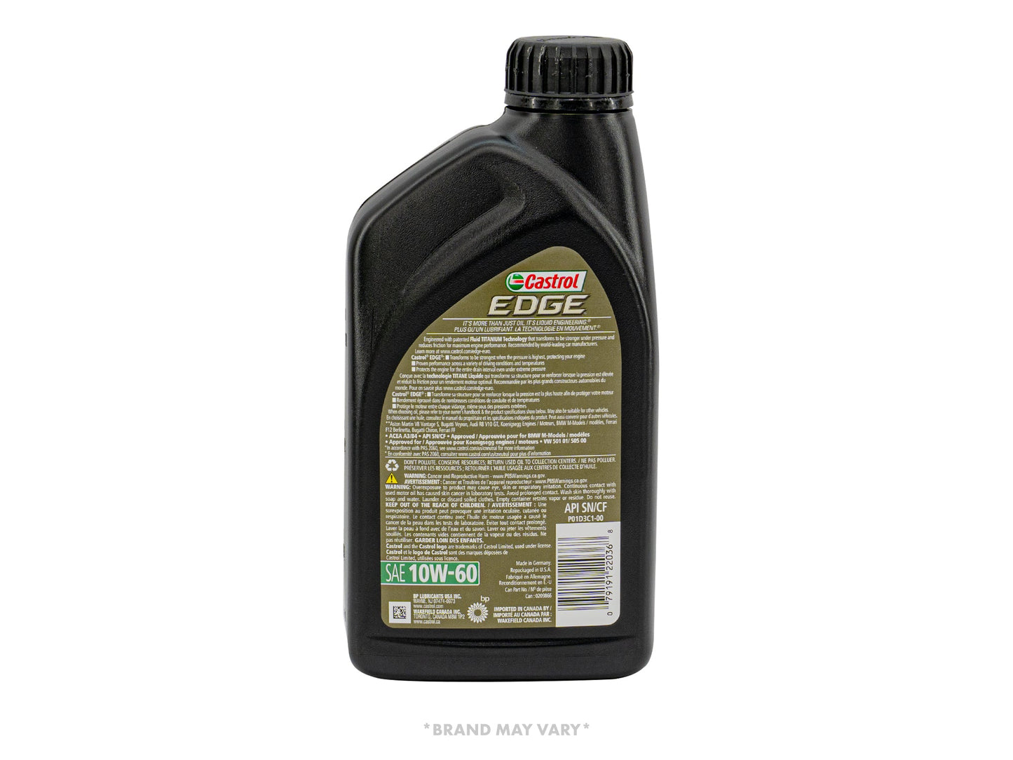 Synthetic Motor Oil - 1 QT (10W60)[Bus/Vanagon]